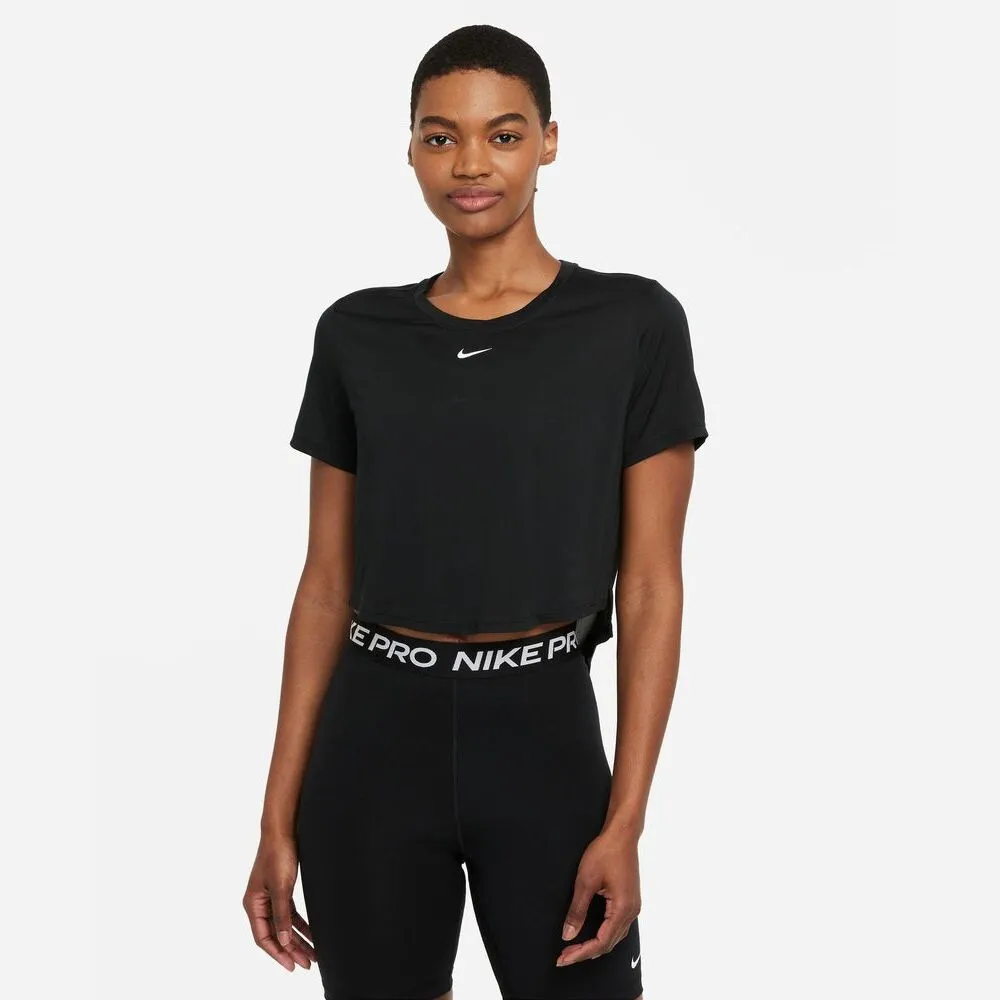 Crop top Nike One Noir pour femme