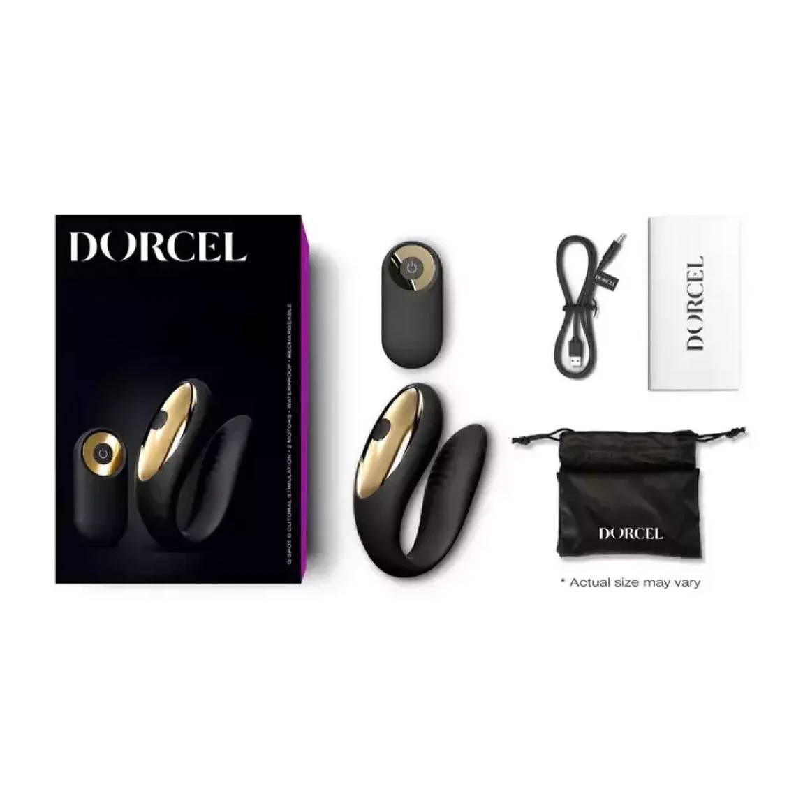 Jouet pour couple vibrant PERFECT LOVER - Noir Dorcel   | 3 Suisses