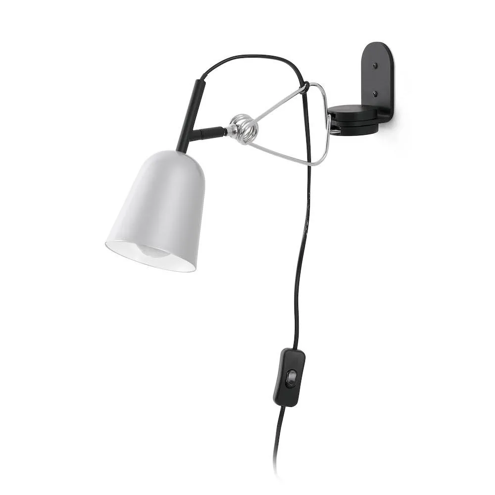 Lampe pince design Faro Studio Gris Métal