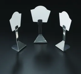 Lot de 6 porte-étiquettes en inox