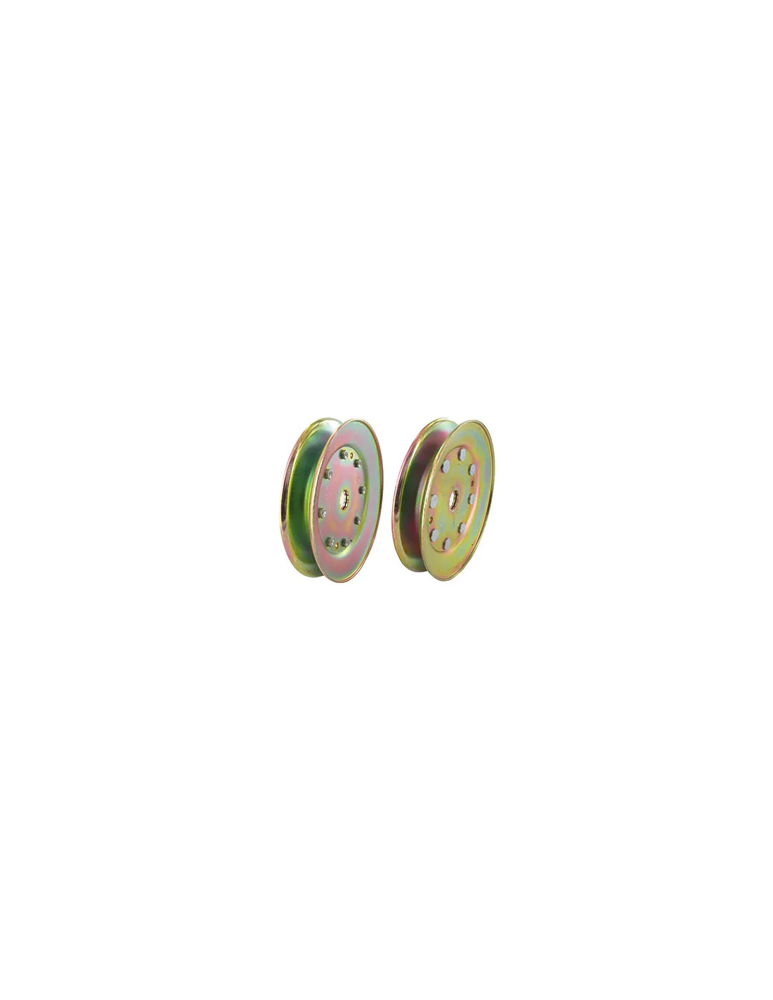 Poulie de Palier à alésage: dentelé adaptable pour AYP- ROPER et MTD - Ø: ext: 123mm. Remplace origine: 129206, 153532, 173435, 