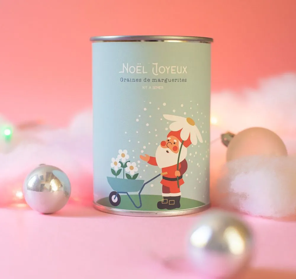 Sowing kit\" merry christmas (wheelbarrow)\” made in france