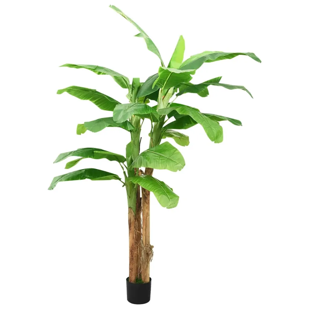 vidaXL Bananier artificiel avec pot 300 cm Vert 